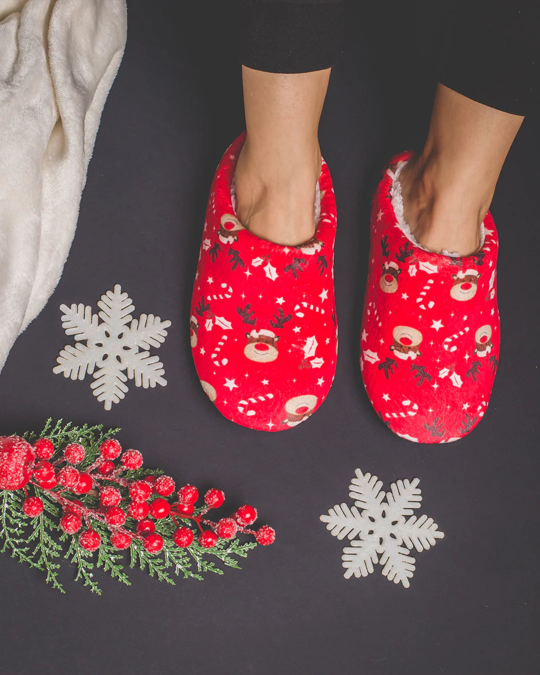 Christmas cheer slipper