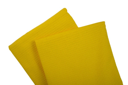 Waffle bed cover
