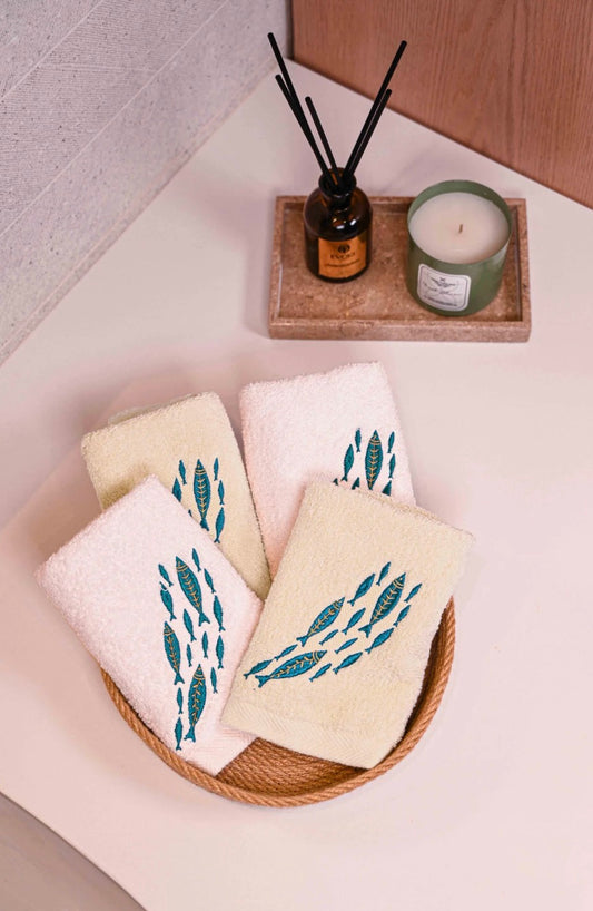 Marine Melody Guest Towels