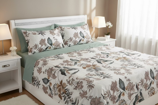 Sage bed sheet sheet