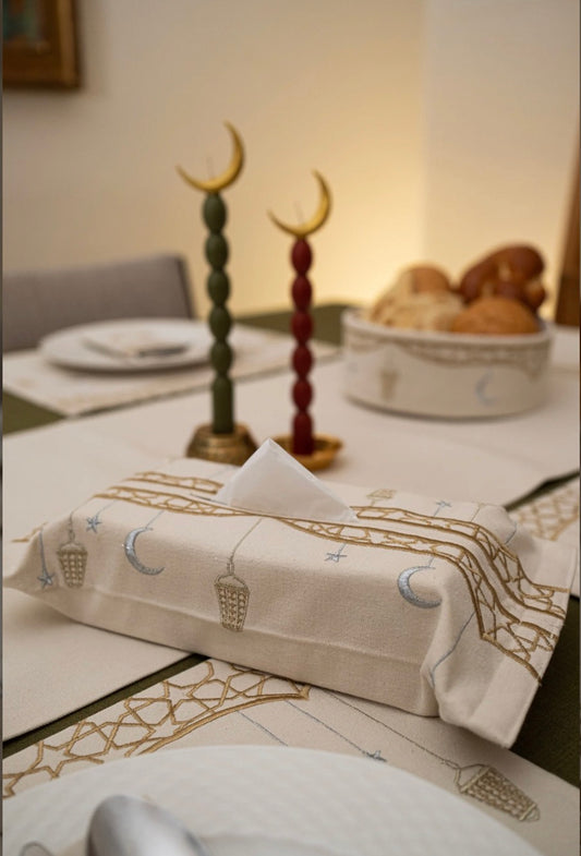 Mashrabiyah lights tissue cover
