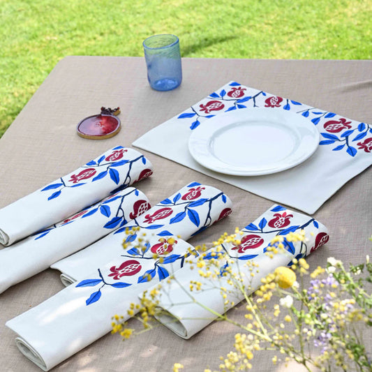 Pomegranate Placemats set