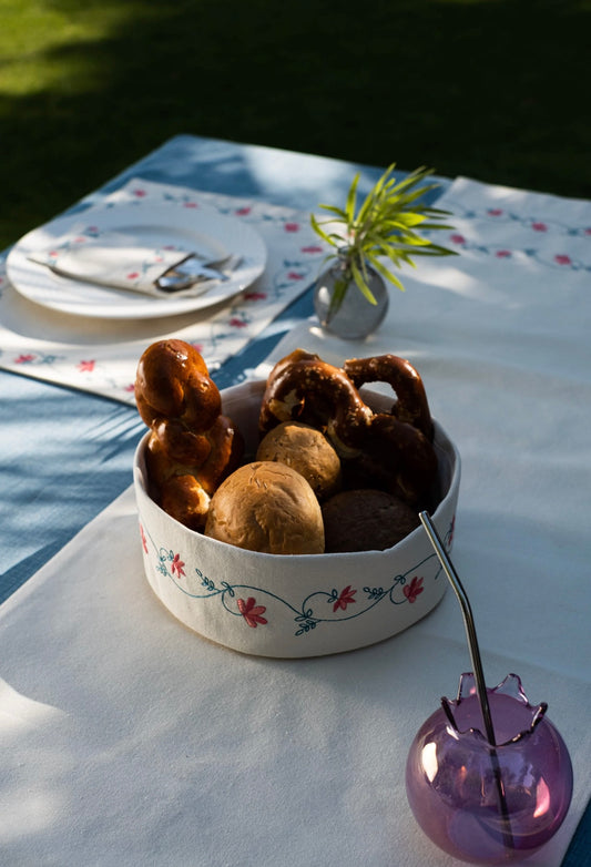 Spring blossom bread basket