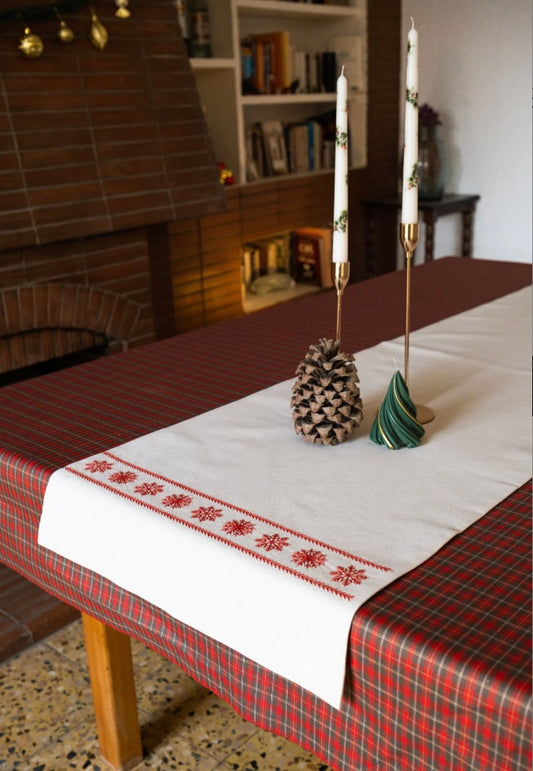 Snowfall Table runner