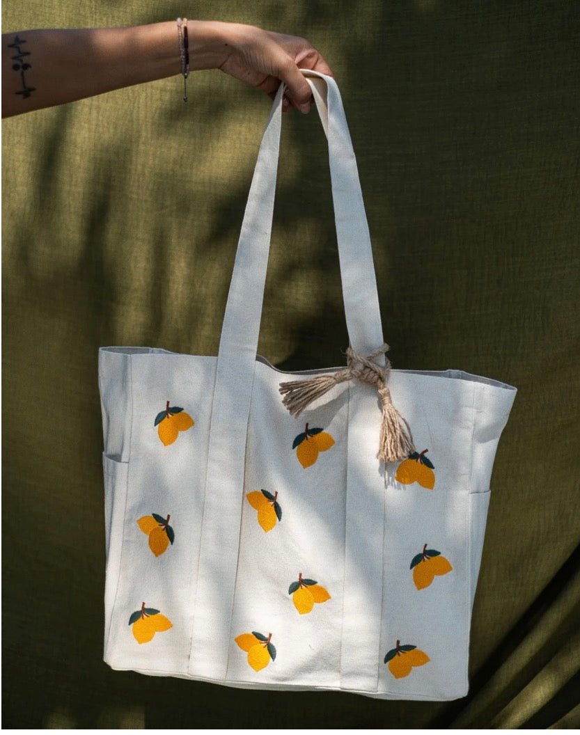 limoncello beach bag