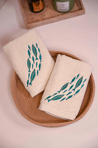 Marine Melody Guest Towels