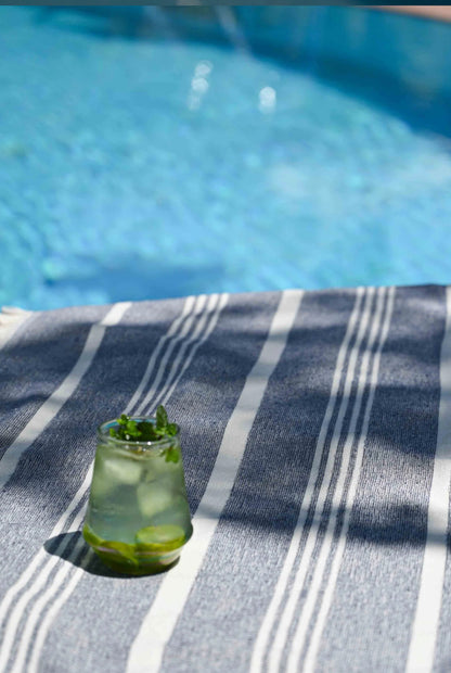 Stripped hamam towel
