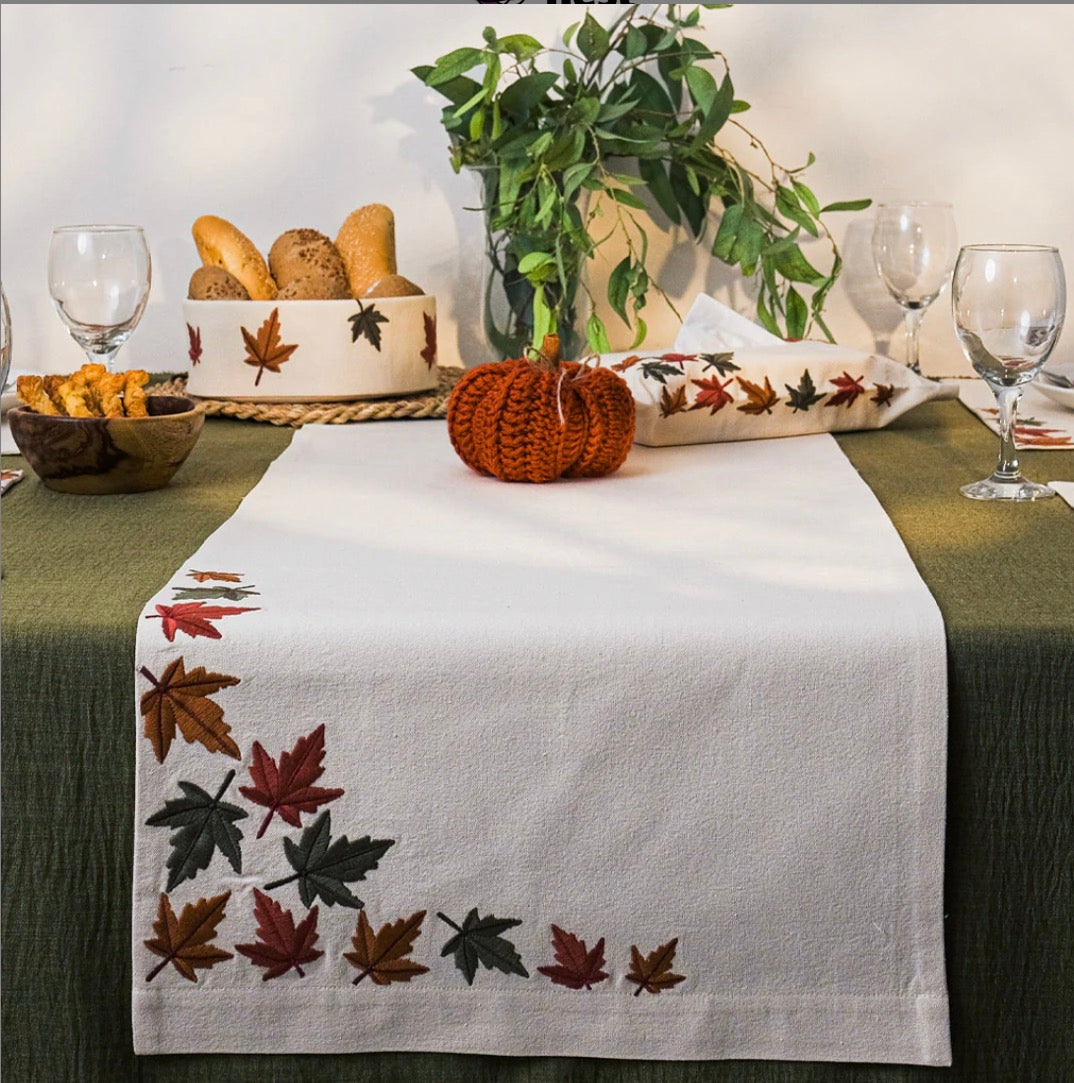 Maple Leaves Table runner