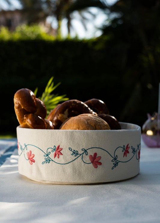 Spring blossom bread basket