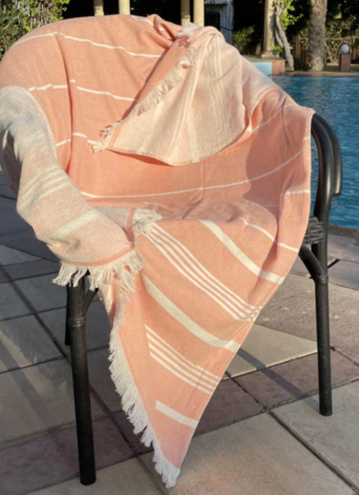 Stripped hamam towel