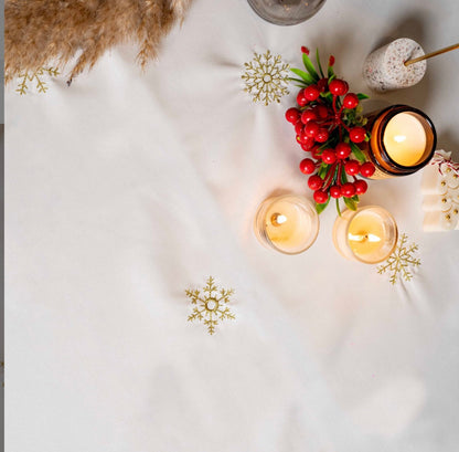 Snowflake tablecloth