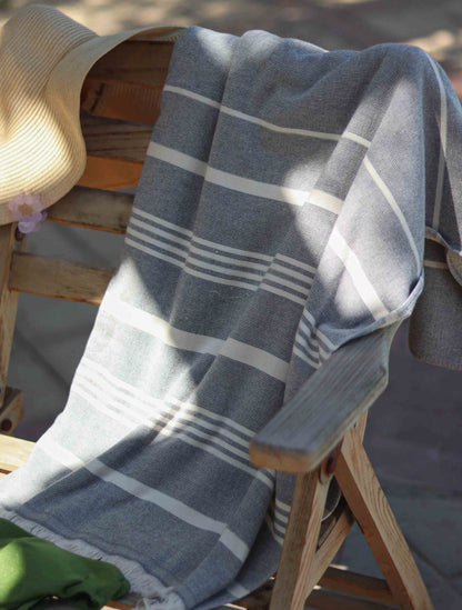 Stripped hamam towel
