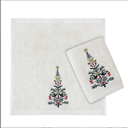 Peacefull Christmas guest towels