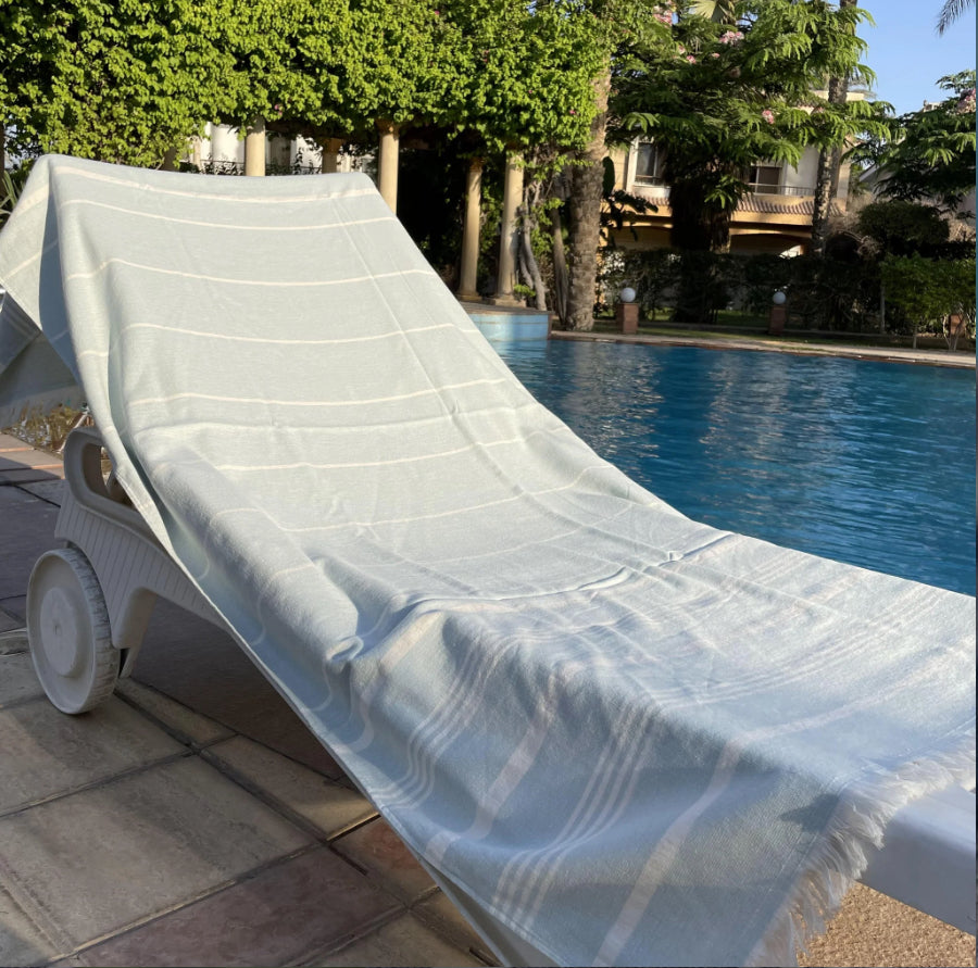 Stripped hamam towel