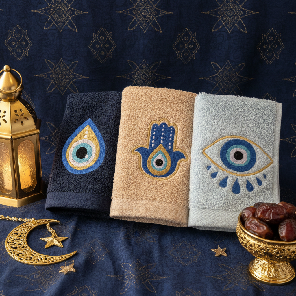 Kaff, eye, tear guest towels set