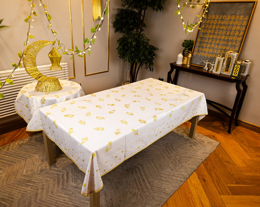 Glowy lantern nights table cover