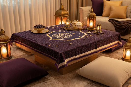 Ramadan coffee tablecloth