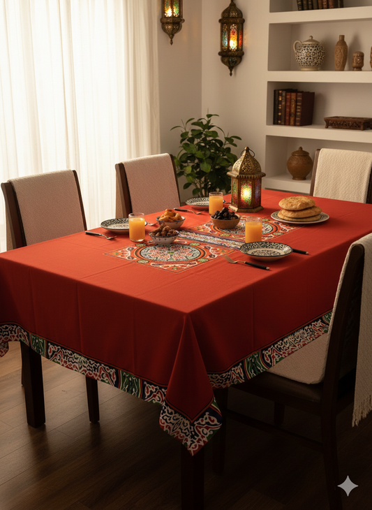 Classic khayameya table cover