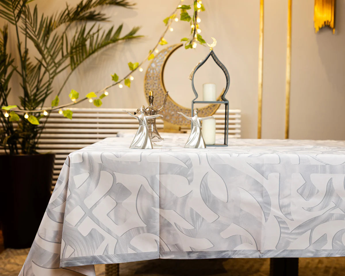 The Durrah calligraphy table cover