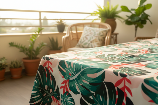 Jungle waterproof table cover