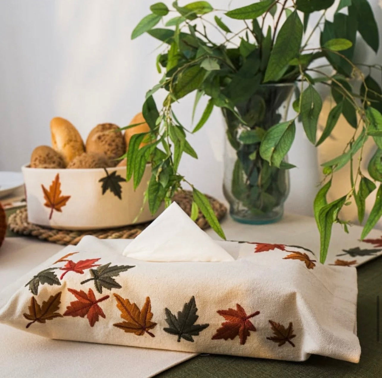 Maple Leaves Tissue cover