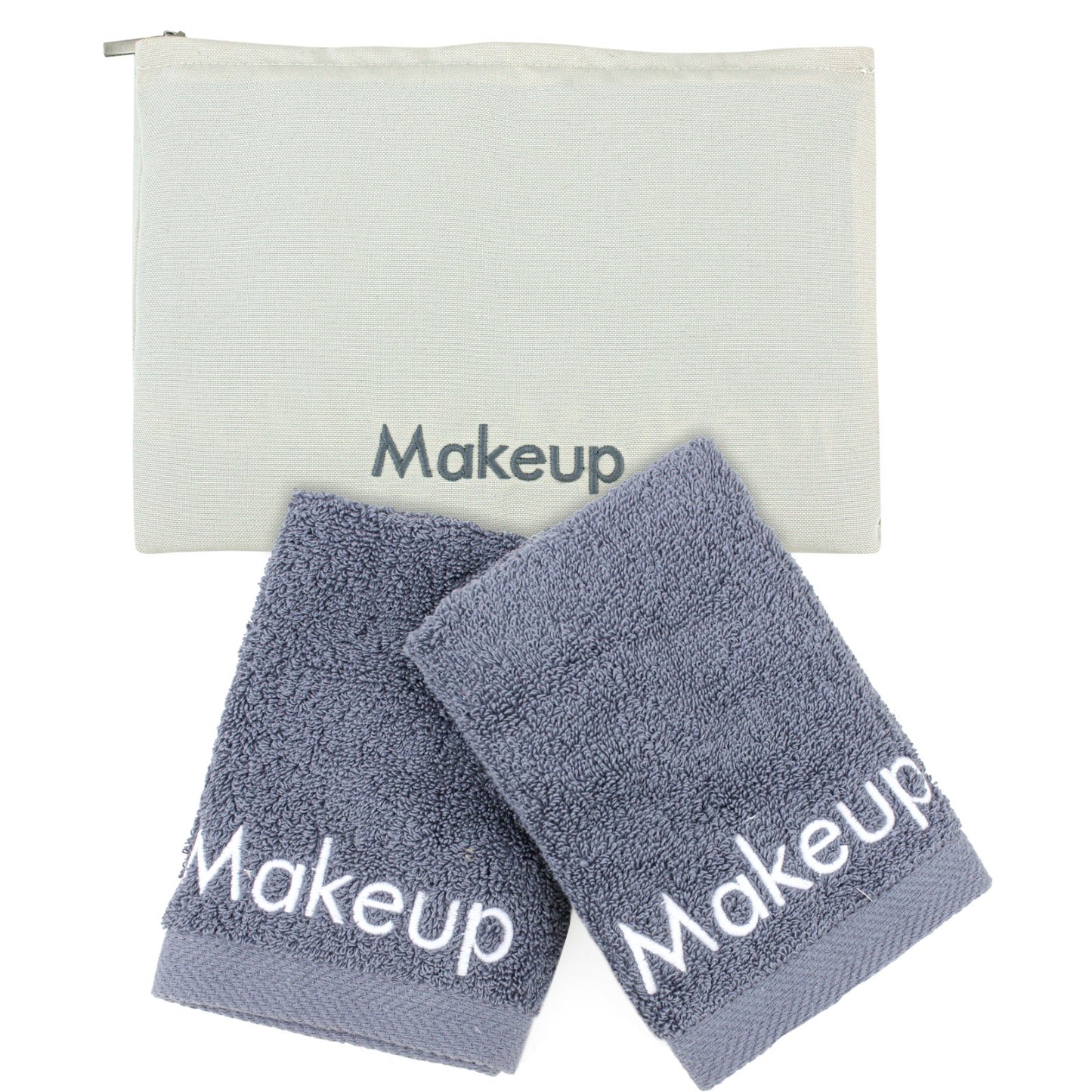 Make up towels with pouch