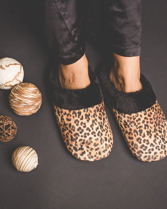 Leopard slipper