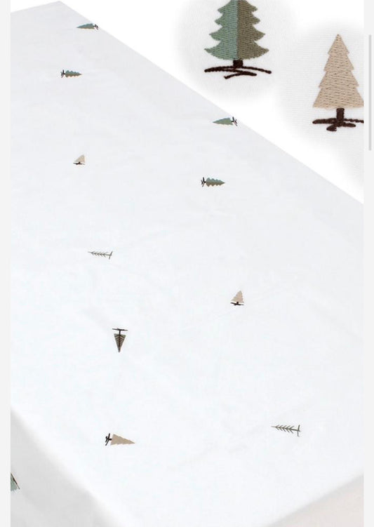 Winter whimsical table cover