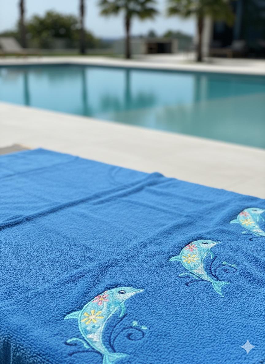 Dolphin  beach towel