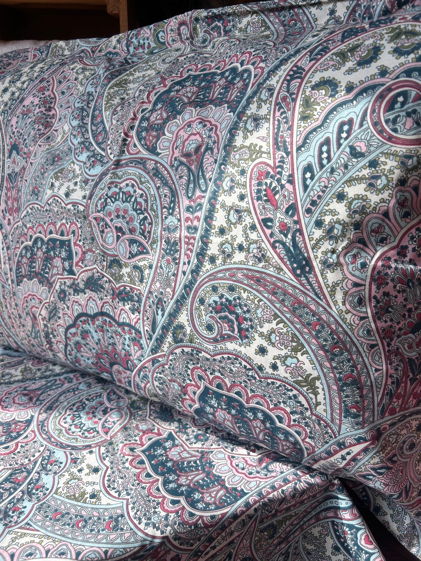 Paisley printed bed sheet set