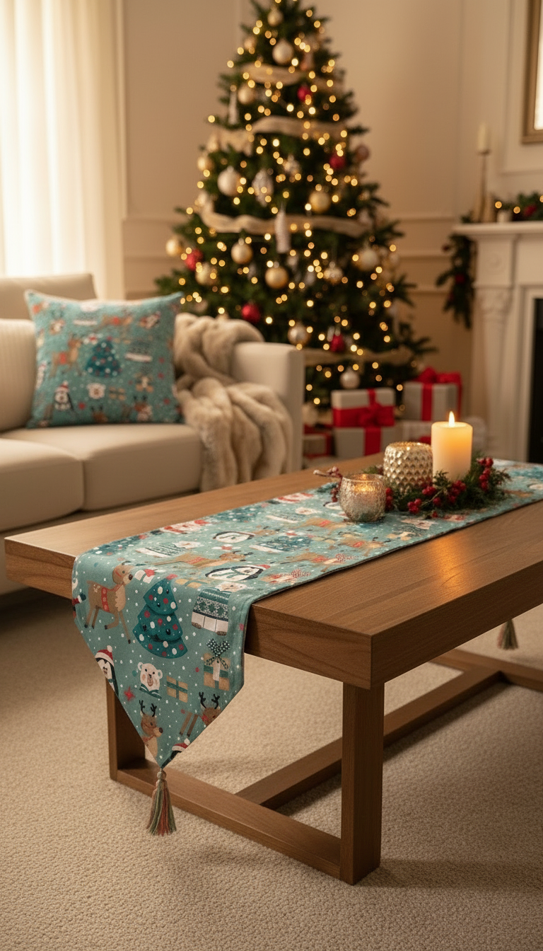 North Pole table runner
