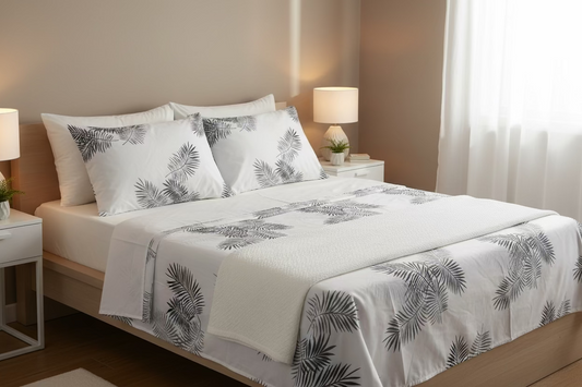 Spring leaves bed sheet set