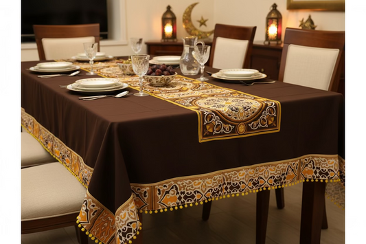 Brown Khalyameya table cover