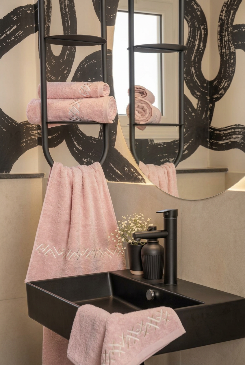 Diamond towels set
